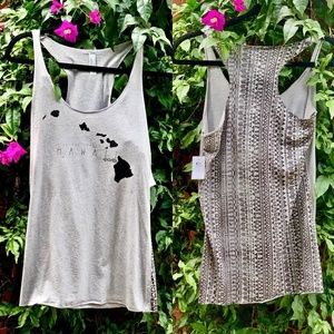 🌺NWT Rip Curl Hawaiian Isle Tank in Gray🌺